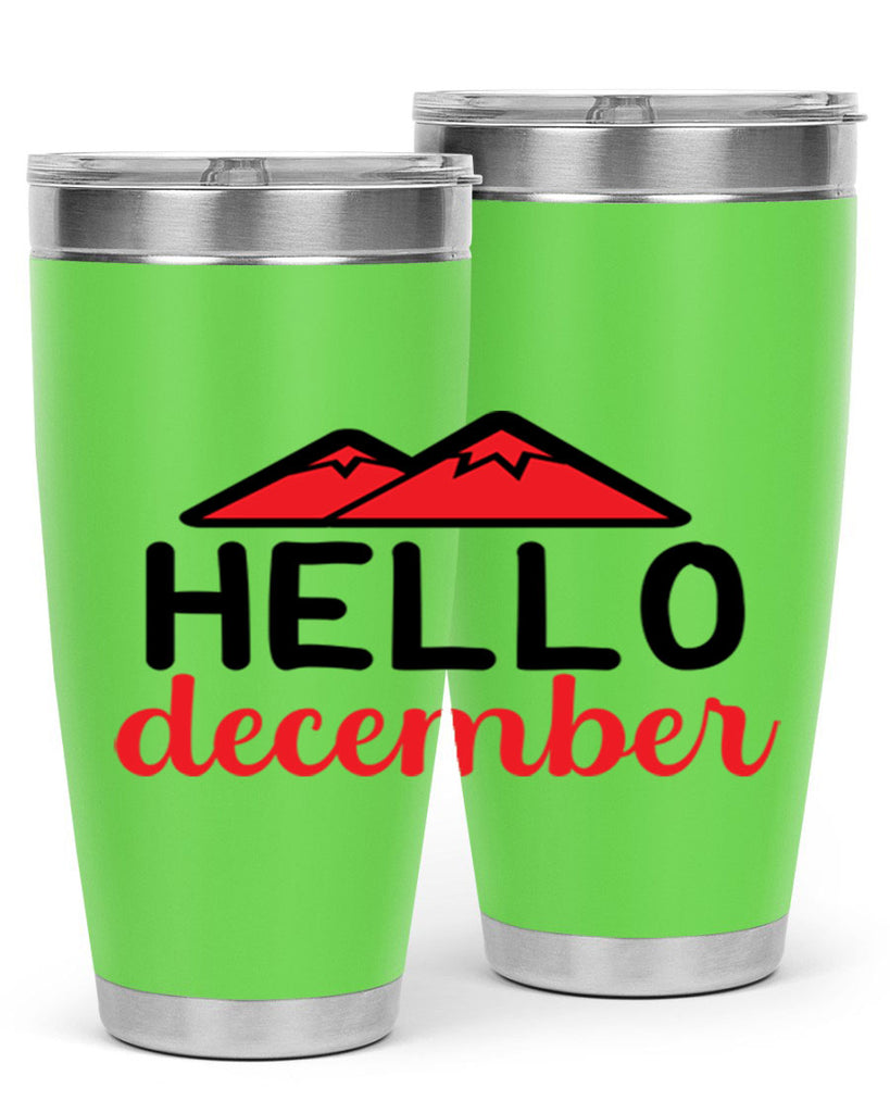 Hello december 160#- winter- Tumbler