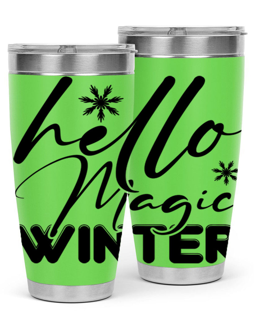 Hello magic winter 178#- winter- Tumbler