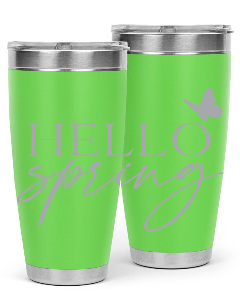Hello spring butterfly195#- spring- Tumbler