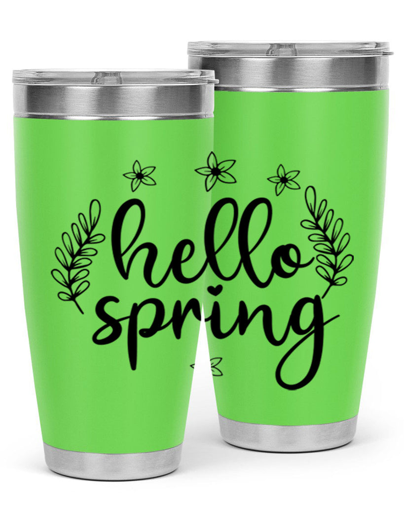 Hello spring design  221#- spring- Tumbler