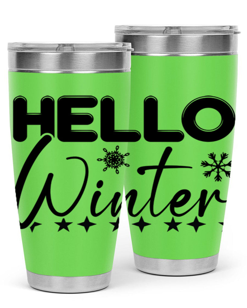 Hello winter 183#- winter- Tumbler
