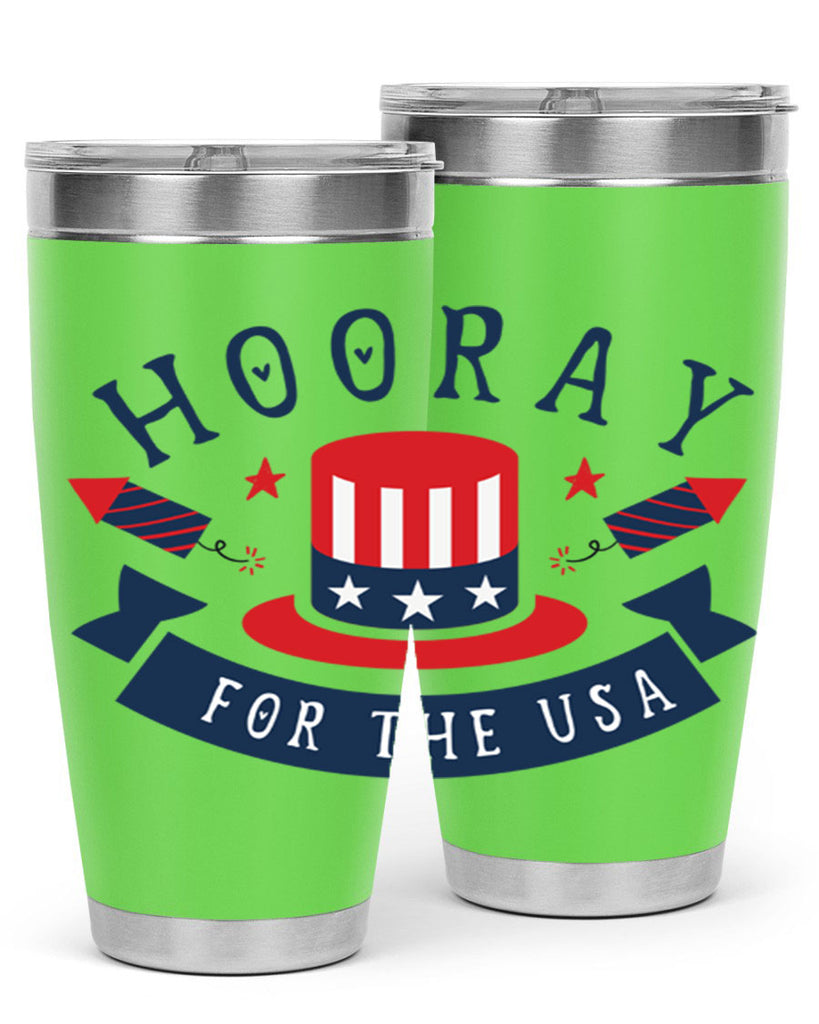 Hooray for the usa Style 42#- Fourt Of July- Tumbler