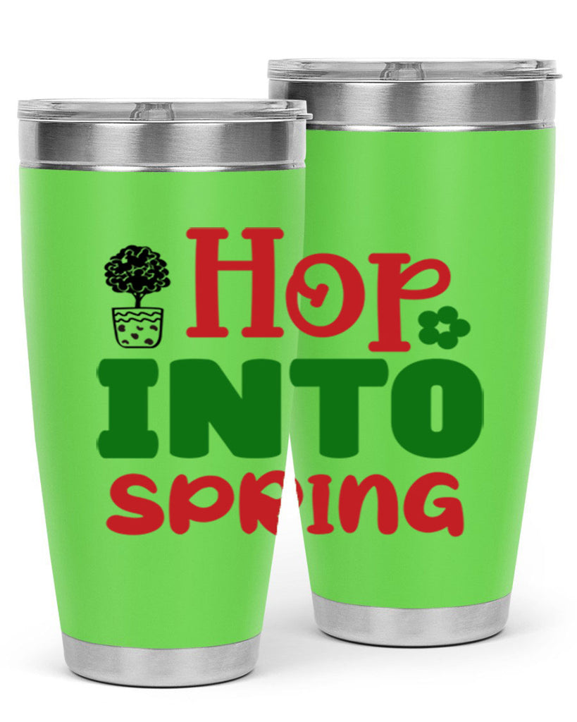 Hop into Spring 251#- spring- Tumbler