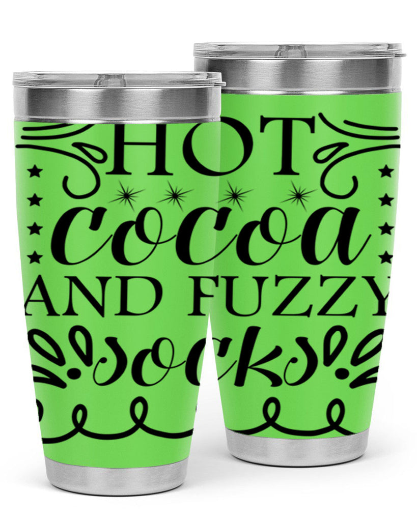 Hot Cocoa and Fuzzy Socks 217#- winter- Tumbler
