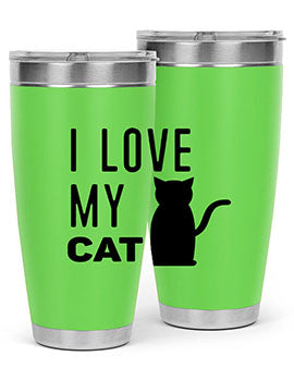 I Love My Cat Style 57#- cat- Tumbler