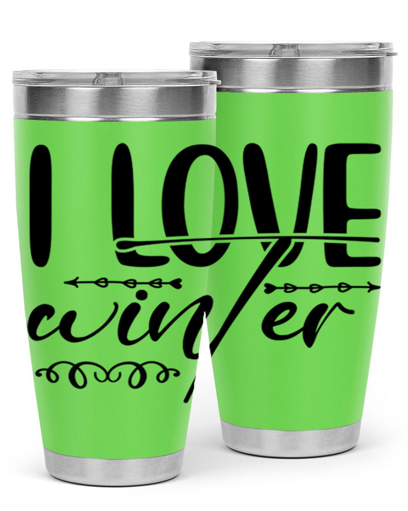 I love winter 243#- winter- Tumbler