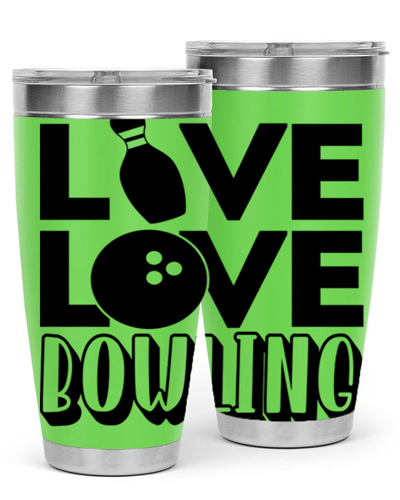 Live Love Bowling 833#- bowlig- Tumbler