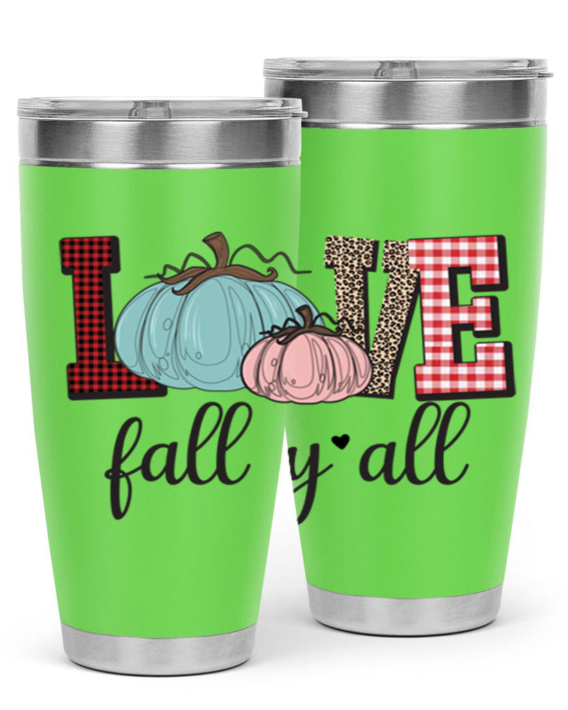 Love Fall Yall 409#- fall- Tumbler