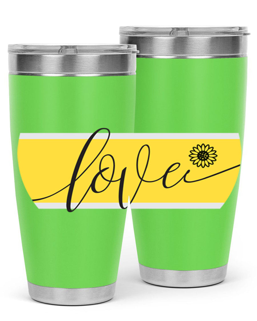 Love and daisy327#- spring- Tumbler