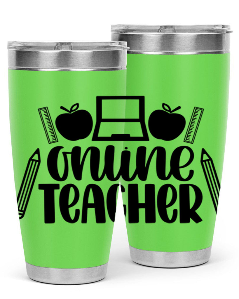 Online Teacher Style 61#- teacher- tumbler
