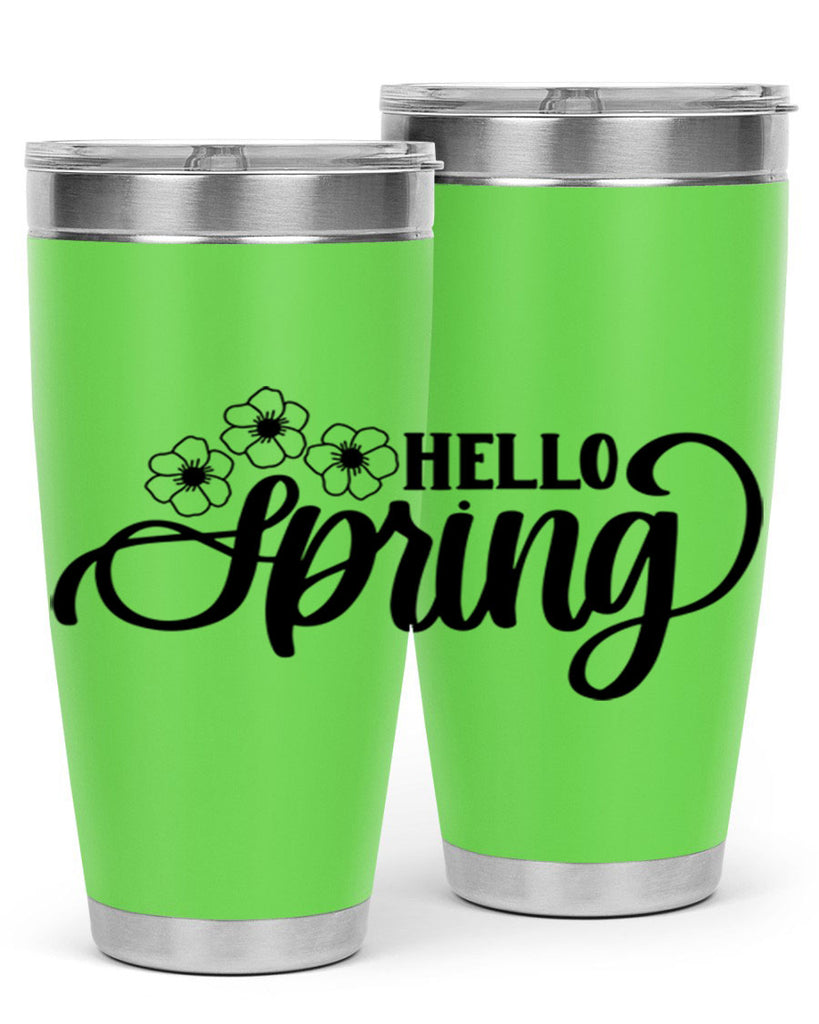 PNG_Hello Spring393#- spring- Tumbler