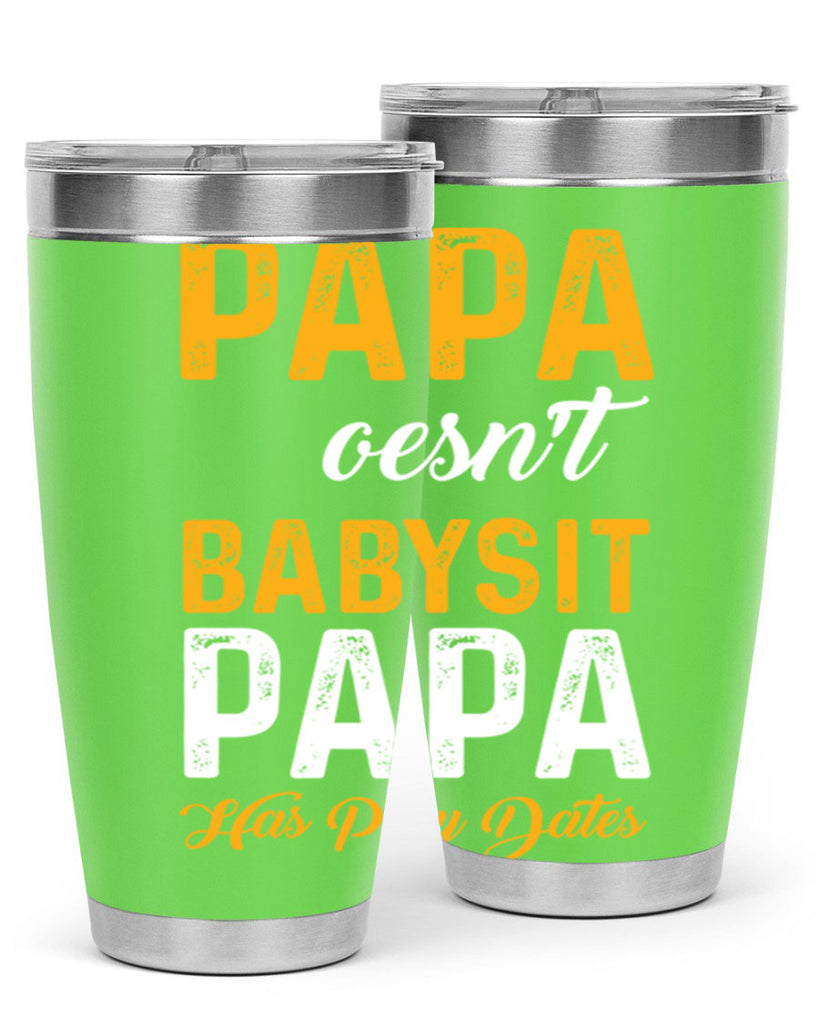 Papa 124#- grandpa - papa- Tumbler