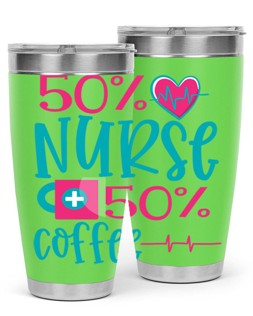 Percent Nurse Percent Coffee Style 395#- nurse- tumbler