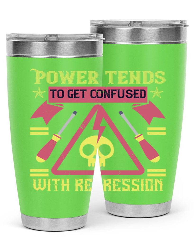 Power tends to get confused with repression Style 17#- electrician- tumbler