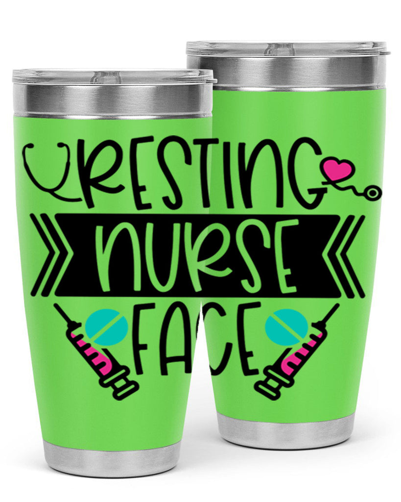 Resting Nurse Face Style Style 58#- nurse- tumbler