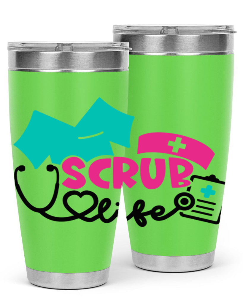 Scrub Life Style Style 47#- nurse- tumbler
