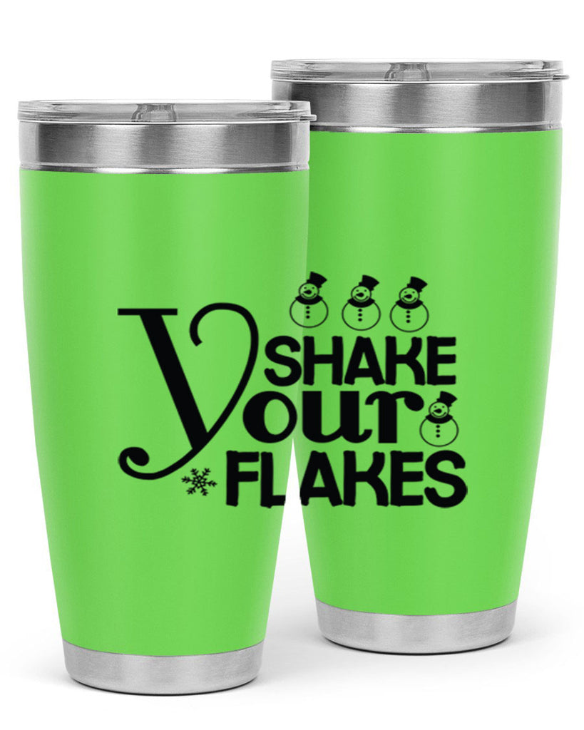Shake Your Flakes 357#- winter- Tumbler