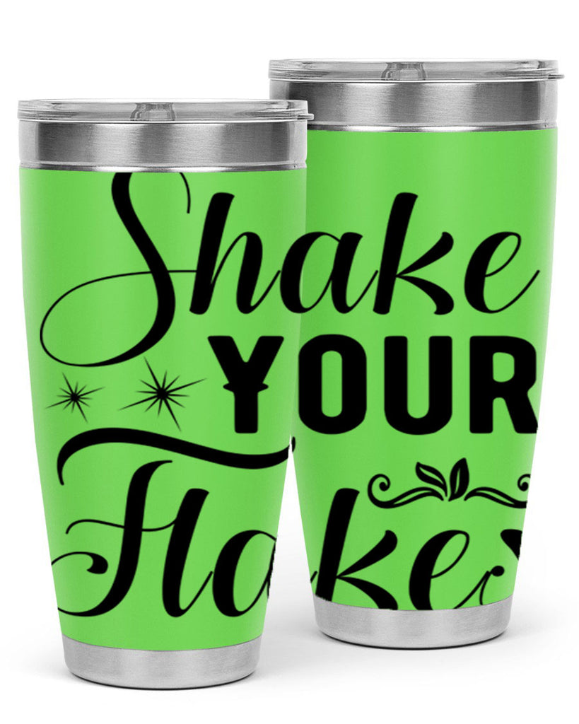 Shake Your Flakes 362#- winter- Tumbler