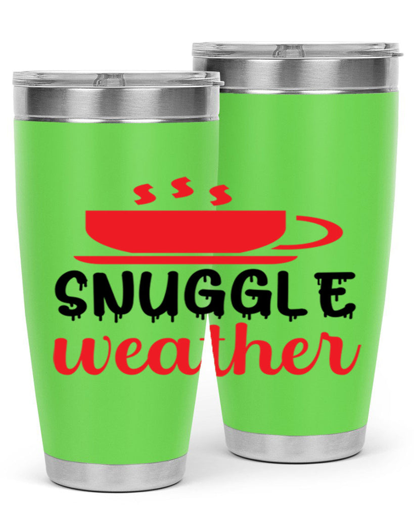 Snuggle weather 386#- winter- Tumbler