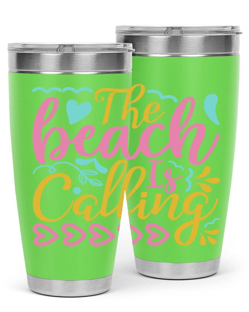 The beach is calling Style 1#- summer- Tumbler