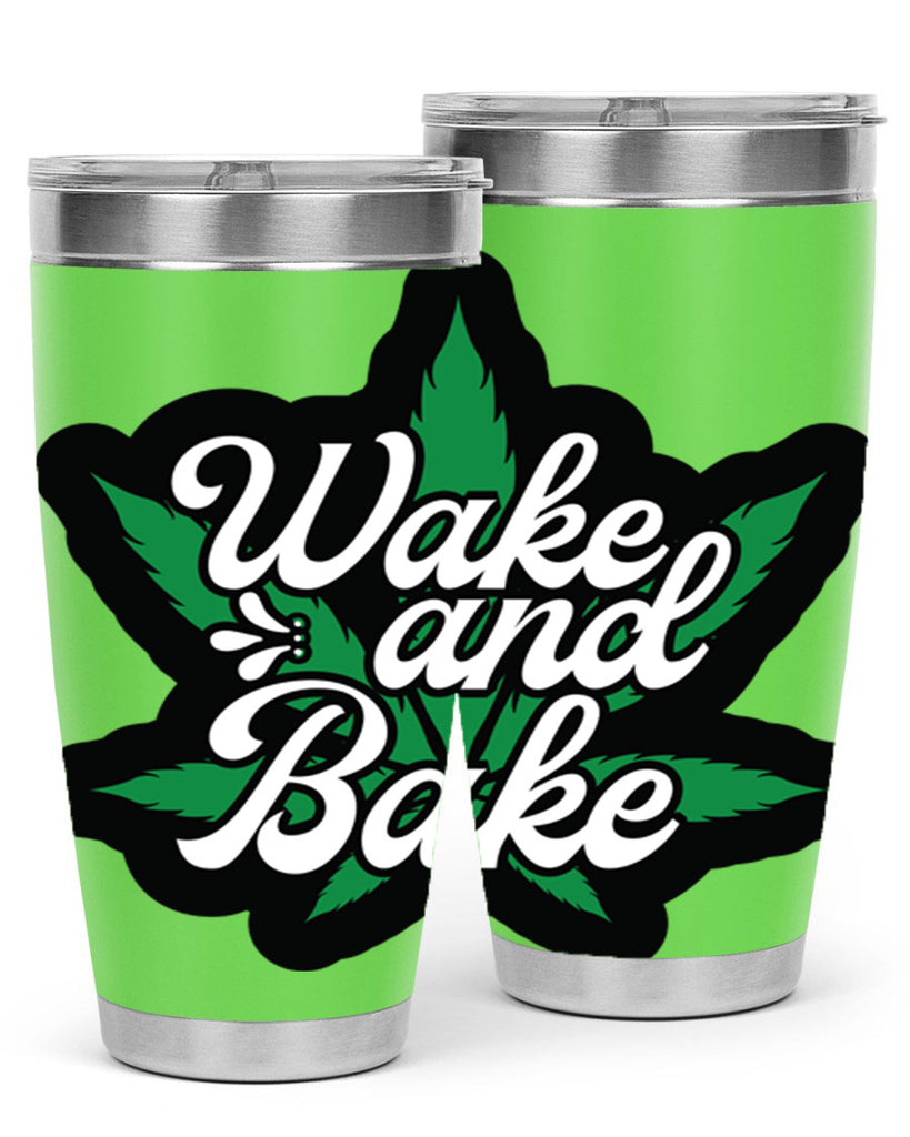 Wake and bake 273#- marijuana- Tumbler