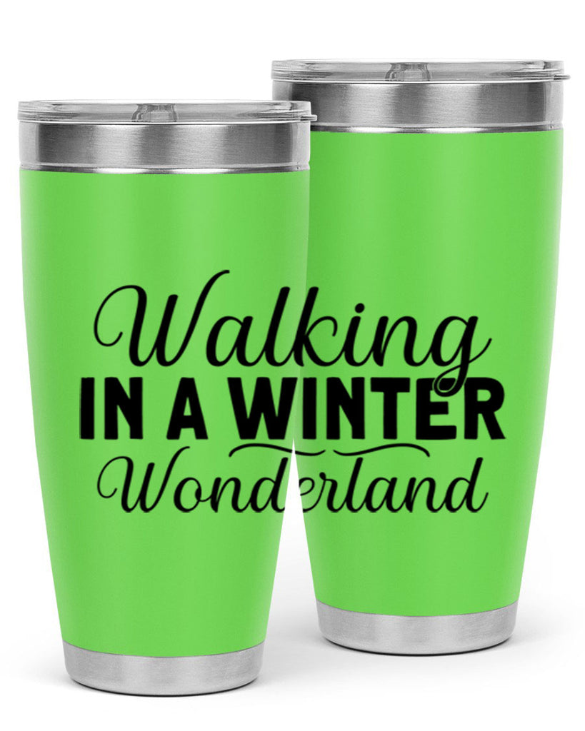 Walking in a Winter Wonderland 434#- winter- Tumbler