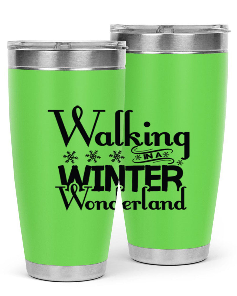 Walking in a Winter Wonderland 437#- winter- Tumbler