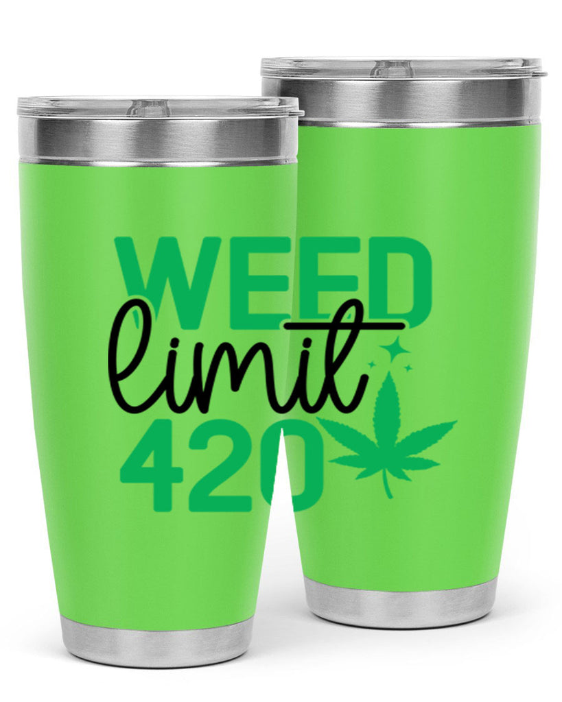 Weed Limit 420 294#- marijuana- Tumbler