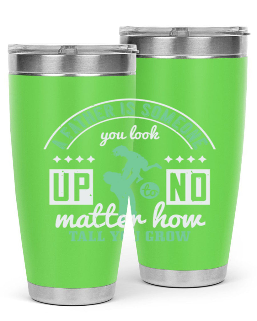 a father is someone 125#- fathers day- Tumbler