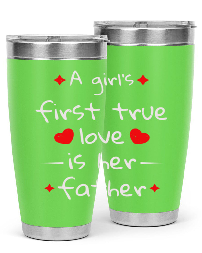 a girl’s first true 116#- fathers day- Tumbler