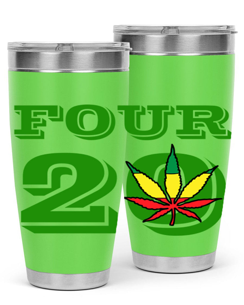 four twenty 87#- marijuana- Tumbler