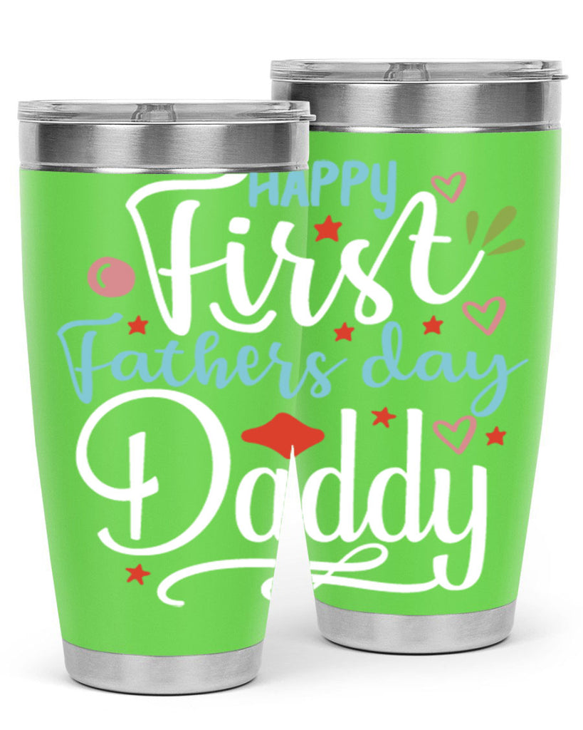 happy first fathers day daddy 89#- fathers day- Tumbler