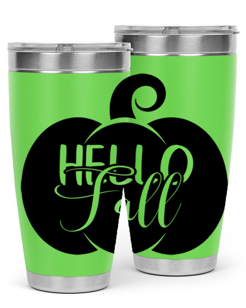 hello fall 275#- fall- Tumbler