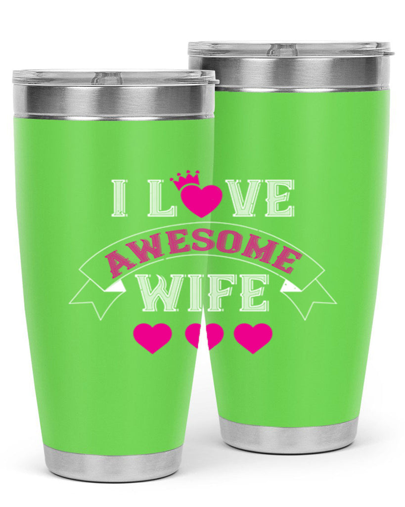 i love awesome wife 57#- valentines day- Tumbler