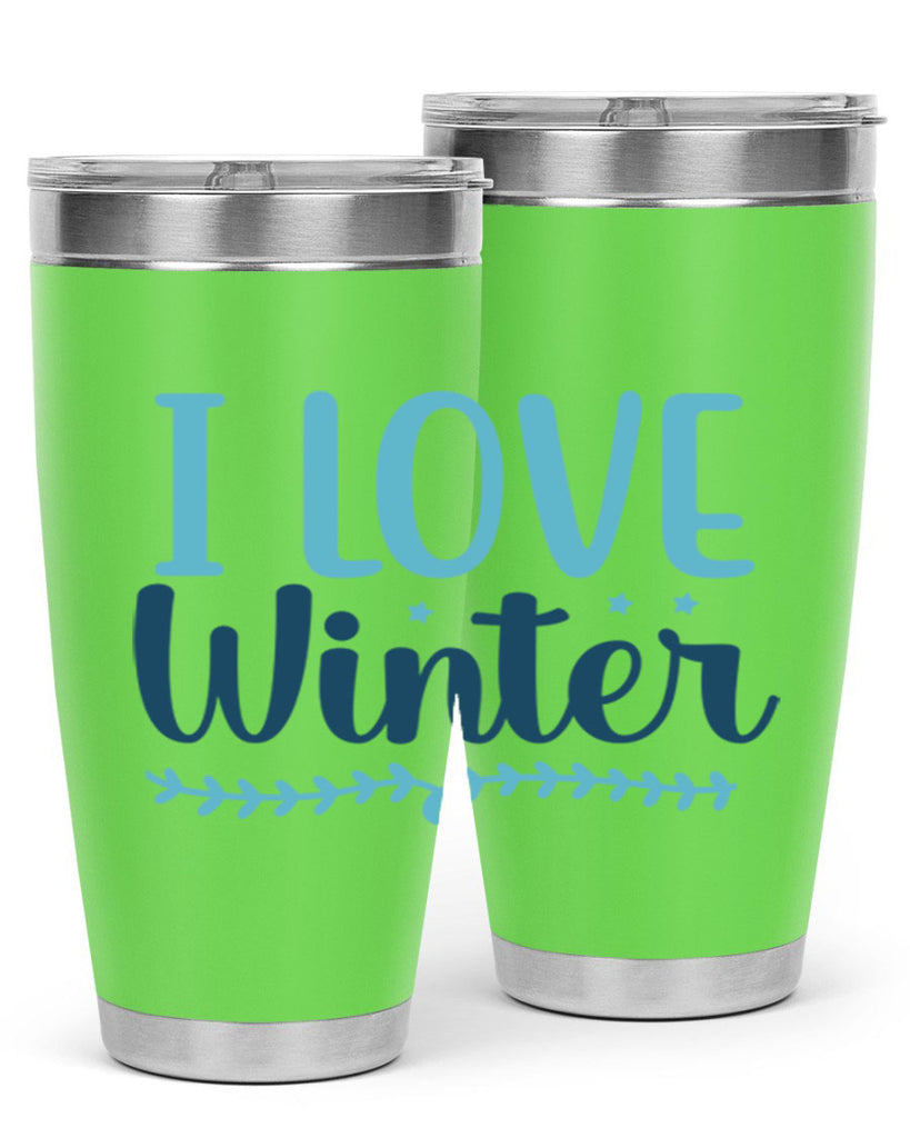i love winter 226#- winter- Tumbler