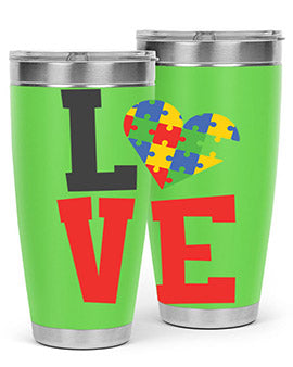 love Style 29#- autism- Tumbler