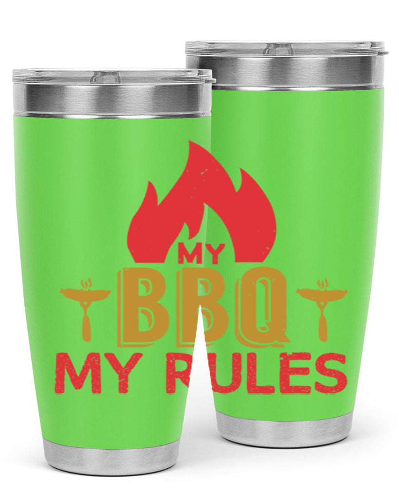 my bbq my ruless 21#- bbq- Tumbler