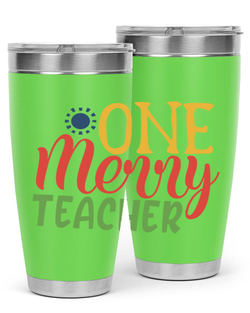one merry teacher Style 162#- teacher- tumbler