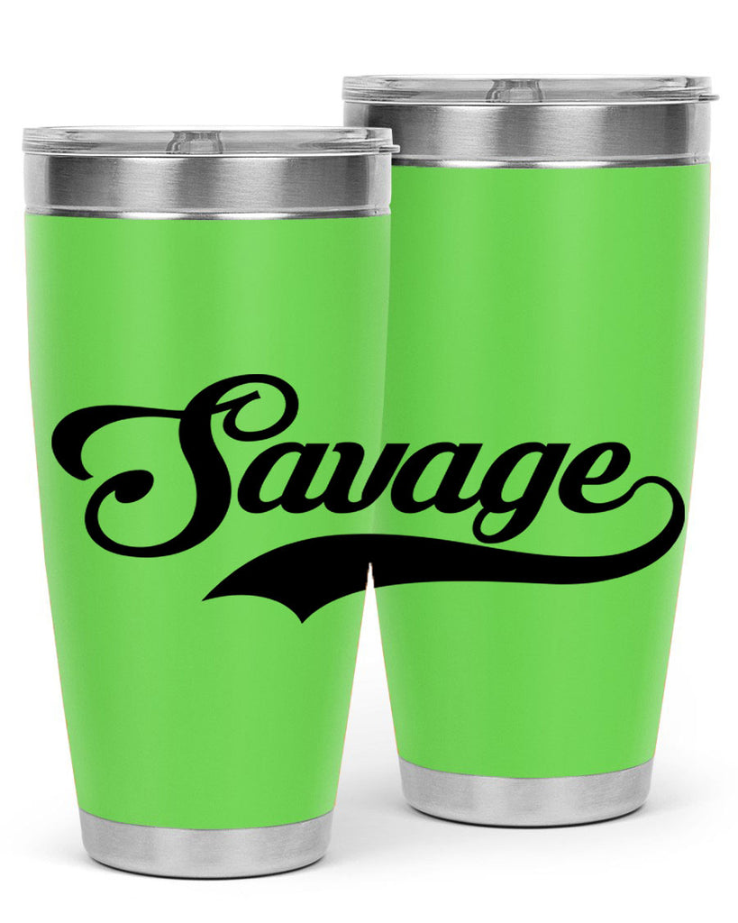 savage script 40#- black words phrases- Cotton Tank