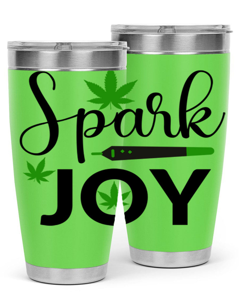spark joy 250#- marijuana- Tumbler
