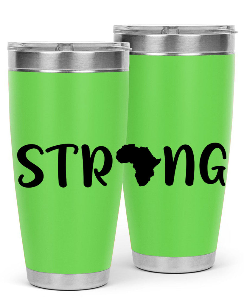 strong africa svg 24#- black words phrases- Cotton Tank