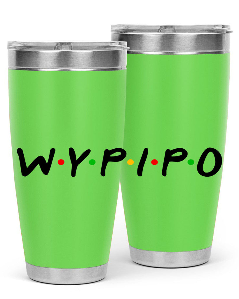 wypipo 7#- black words phrases- Cotton Tank