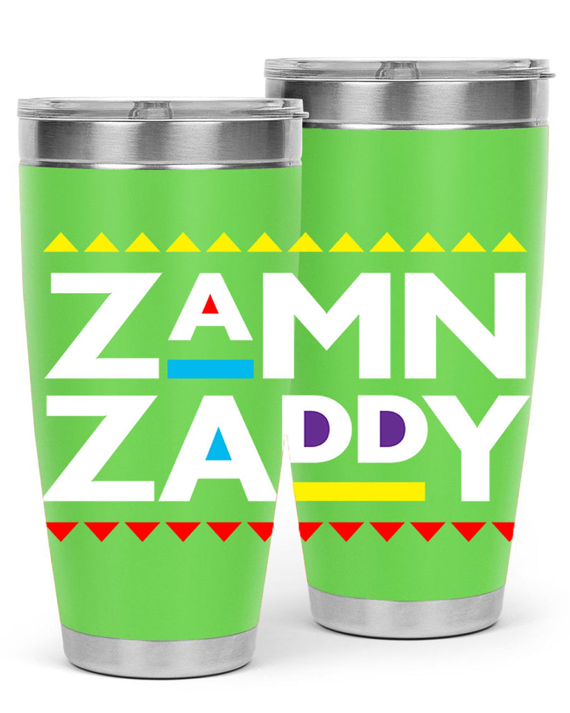 zamn zaddy 1#- black words phrases- Cotton Tank