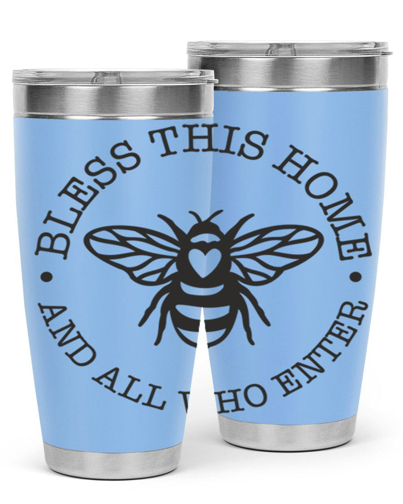 Bless this Home Bee59#- spring- Tumbler