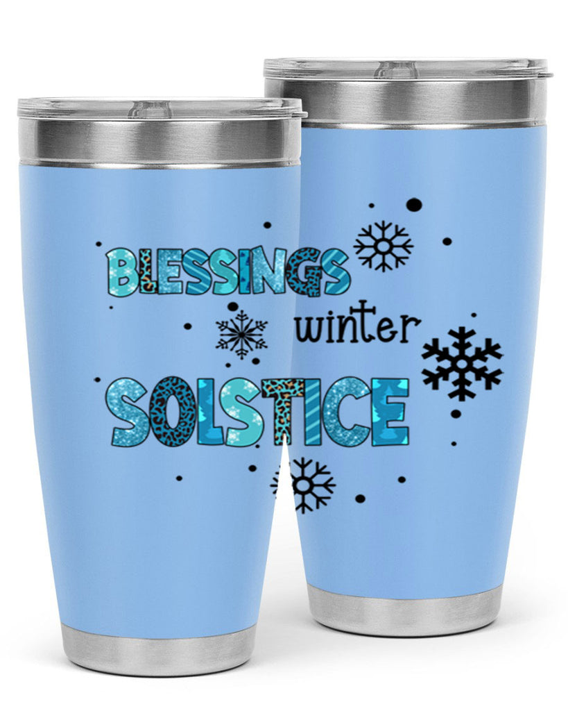 Blessings winter solstice 25#- winter- Tumbler