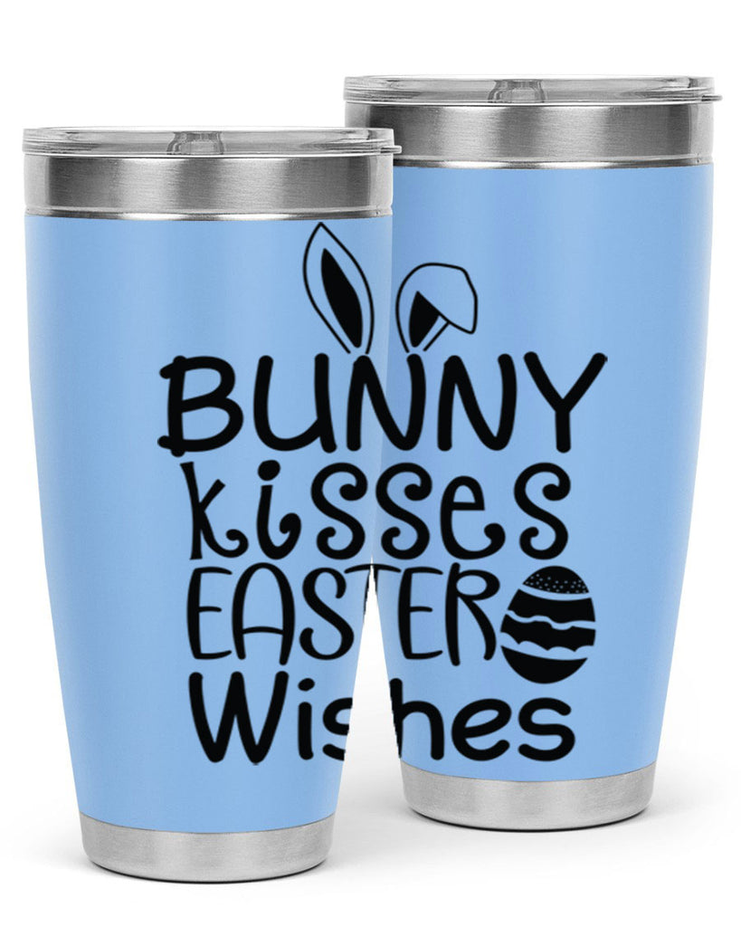 Bunny kisses easter wishes  94#- spring- Tumbler