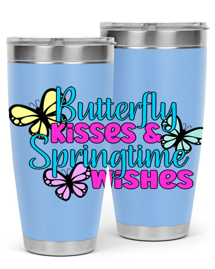 Butterfly kisses & springtime wishes95#- spring- Tumbler