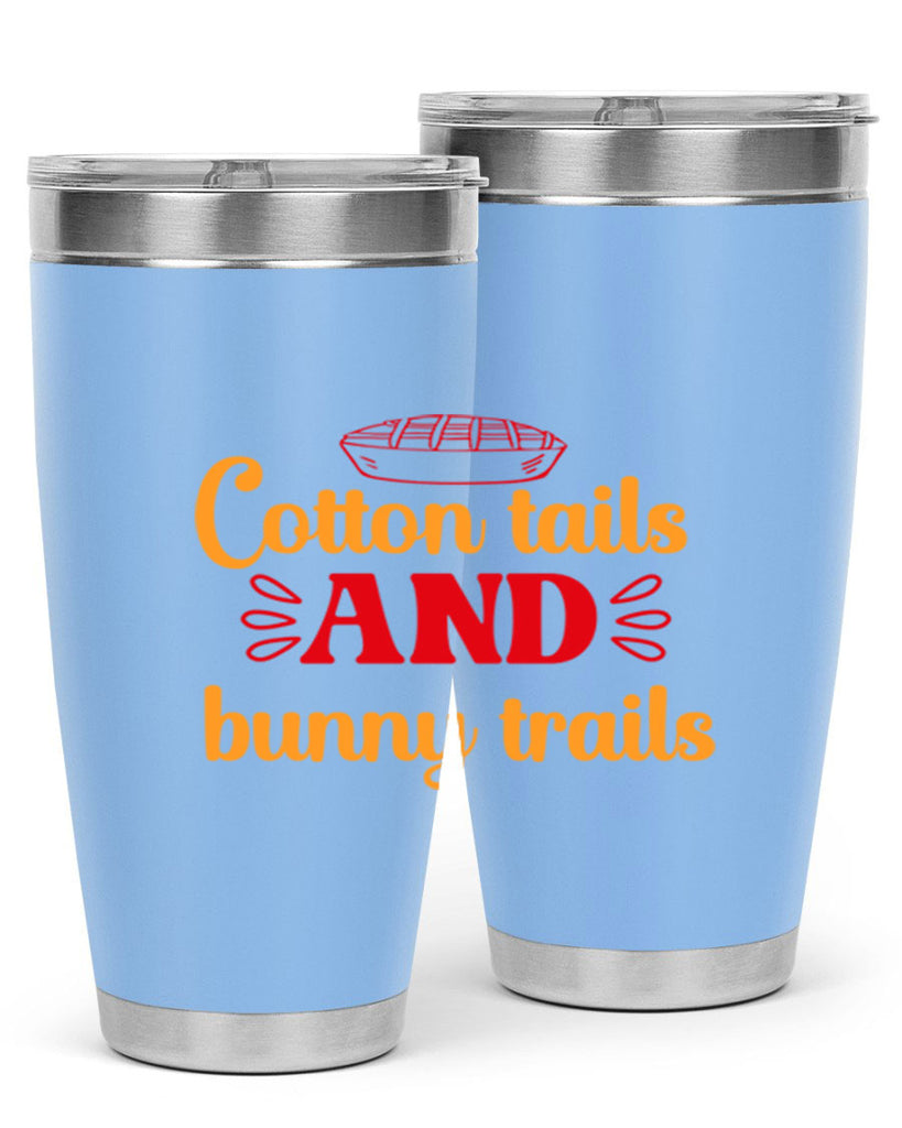 Cotton tails and bunny trails 112#- spring- Tumbler