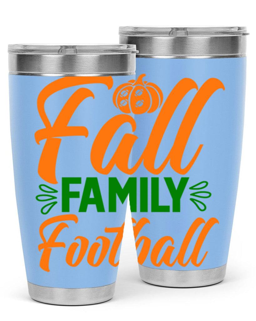 Fall Family Football 98#- fall- Tumbler
