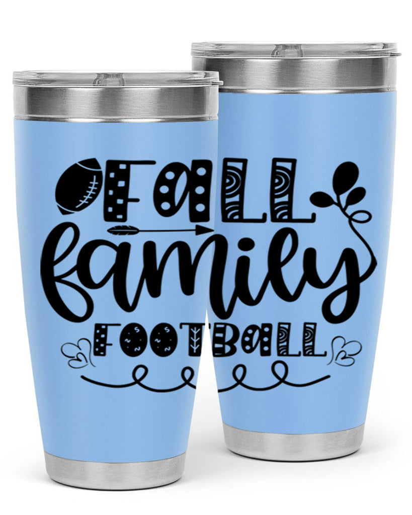 Fall Family Football 99#- fall- Tumbler